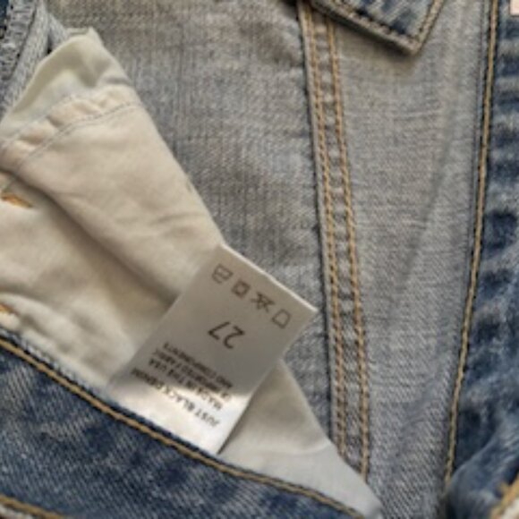 JUST BLACK DENIM- THE TRIPLE SLIT STRAIGHT - Picture 7 of 9